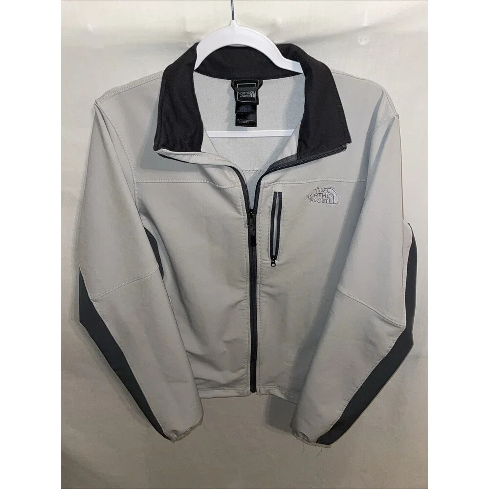 The North Face Men’s Windbreaker Sz Small Gray Hiking Running Walking Athleisure